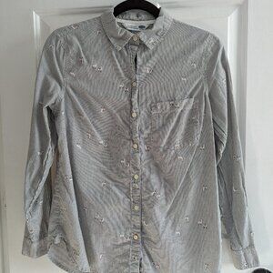 Old Navy Alpaca Button Down Shirt
